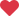 Heart red icon